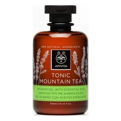 APIVITA Душ - гел с планински чай олимп , Apivita Tonic Mountain tea Body Shower Gel 300ml