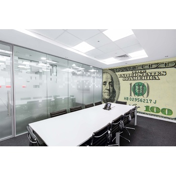 DIMEX ART s. r. o Самозалепваща се флизелинова фототапета банкота от 100 долара 375 x 250 см