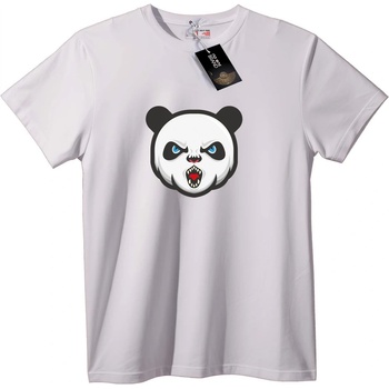 NOONEBRAND Тениска Свиреп Панда Skull - 2XL, Black