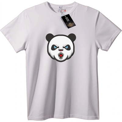 NOONEBRAND Тениска Свиреп Панда Skull - 2XL, Black