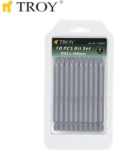 TROY Комплект битове Торкс (T 25x50mm) (T 22245)