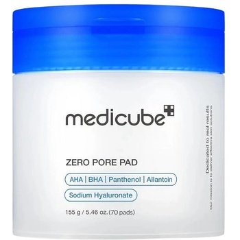 medicube Тонизиращи пъдове за лице с комбинация от млечна, салицилова и алфа-хидрокси киселини, създадени за нежна, но ефективна грижа за кожата Medicube zero pore pads 2.0
