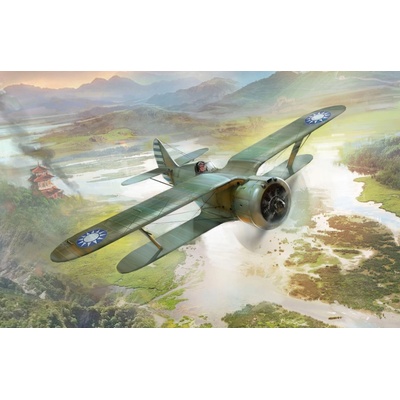 ICM Polikarpov I-153 China Guomindang AF WWII Fighter 32012 1:32