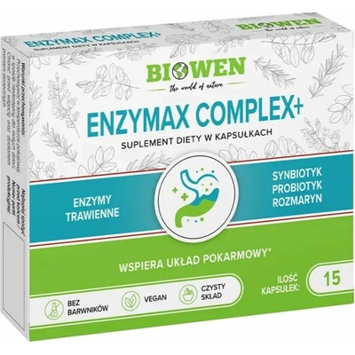Biowen Enzymax Complex+ 15 kapsúl