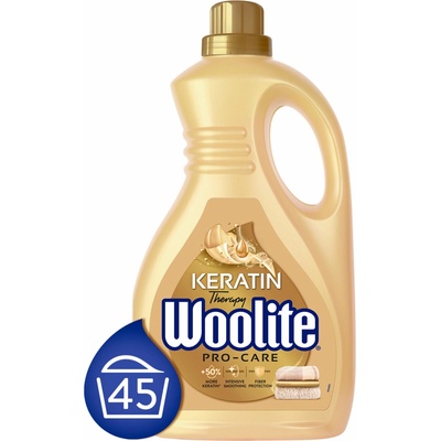 Woolite Keratín Therapy Pro-Care tekutý prací prípravok 2,7 l 45 PD
