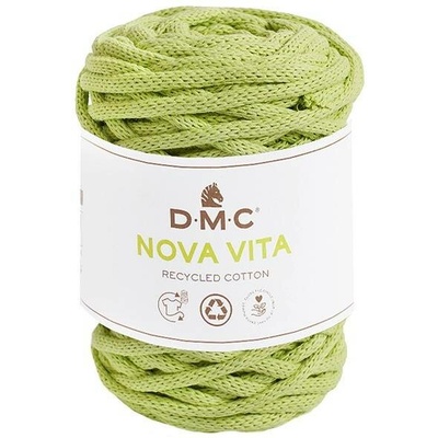 Šňůrková příze na makramé a háčkování NOVA VITA 12 od DMC 250g, zelená