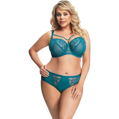 Gorsenia Макси сутиен с меки чашки в цвят тюркоаз caligari k674 eh-58601-lazurowy - Тюркоаз, размер 65h