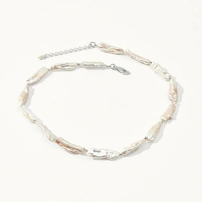 SilveAmo Choker z barokních perel K001