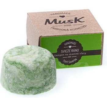 MusK tuhý šampon pro mastné vlasy Svěží ráno 40 g