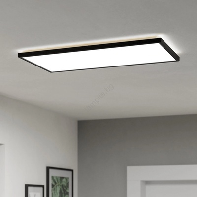 EGLO 901445-LED Плафон за баня ROVITO 17, 2W/230V 30x57 см IP44 черен (EG901445)