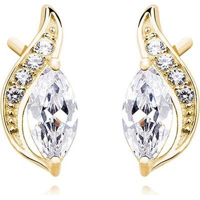 Olivie strieborné náušnice GOLD 3271
