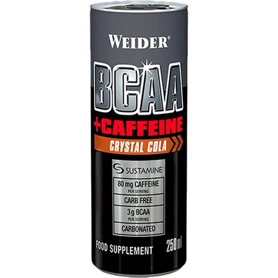 Weider BCAA Drink + Caffeine [250 мл] Портокал-Манго