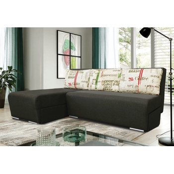 Голд - Аполо Ъглов разтегателен диван Корсика с лежанка и ракла