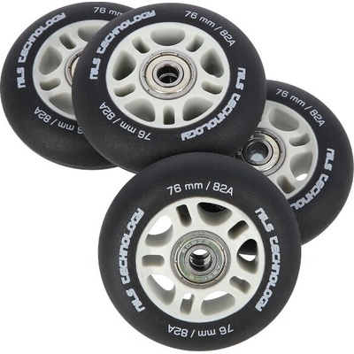 NILS Extreme PU 76mm 82A s ložiskami ABEC 9, 4 ks