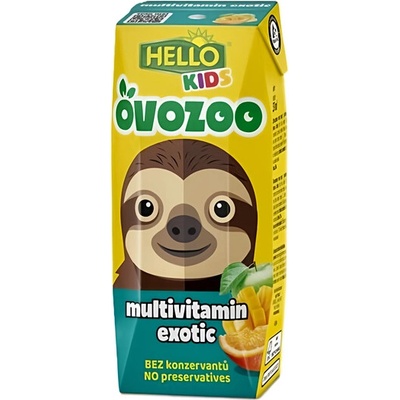Hello Kids Ovozoo multivitamin exotic 250ml – Zbozi.Blesk.cz