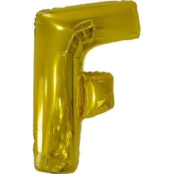 Image 1 of Amscan Фолиев балон буква F златен 86 см