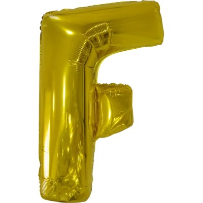 Amscan Фолиев балон буква F златен 86 см