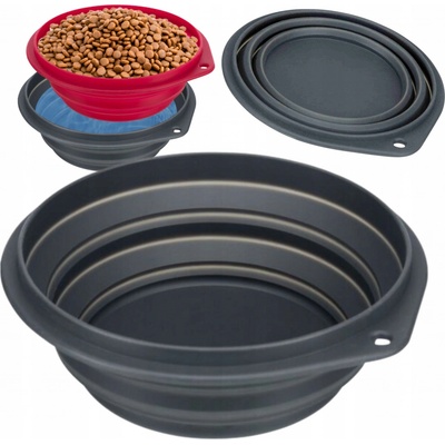 Trixie Cestovná skladacia silikónová miska 11 cm 0,25 l