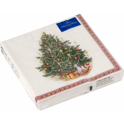 Villeroy & Boch 35-9074-0120 Papírové ubrousky Toy's Delight vánoční stromek 33 cm 20 ks