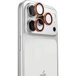 TORRAS Протектор за камера за iPhone 17 Pro / 17 Pro Max - Lensguard - Torras - Оранжев
