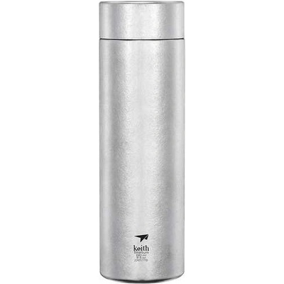Keith Titanium Titanová termoska Vacuum Bottle stříbrná 280 ml