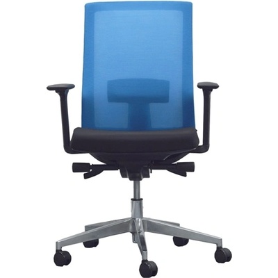 RFG Работен стол RFG Alcanto W, дамаска и меш, черна седалка, светлосиня облегалка (ON4010120261)