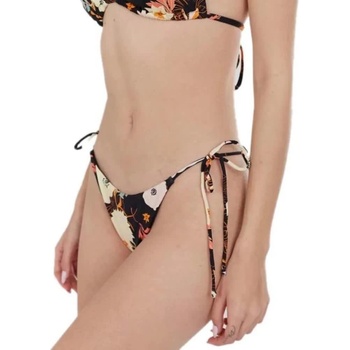 Fundango Innisfil II Tie Side bikini bottom - Black (Sweet Grape)