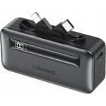 USAMS Powerbank USAMS XB-Series PD 20W със кабел, сребрист (Usa001756)