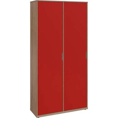 KSR6-81 P skříň šatní, 2x výsuvné ramínko, 2053x1022x400 mm, provedení pravé, korpus/dvířka