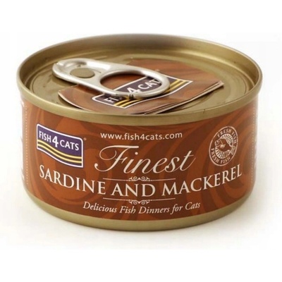 Fish4Cats Sardinky a Makrela 70 g