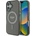 GUESS Калъф Guess IML Glitter Circle MagSafe за iPhone 16 - черен (3666339307417)