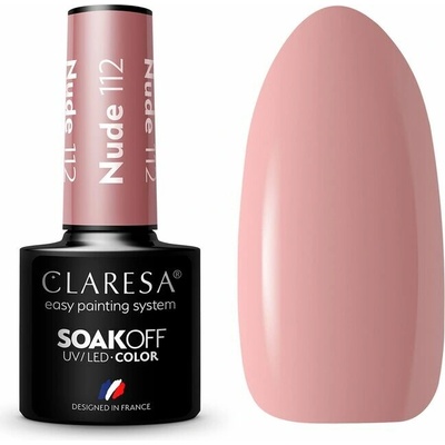 CLARESA hybridný gel lak Nude 112 5 g