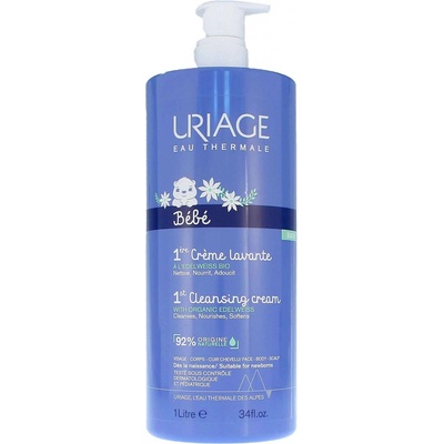 Uriage bebe 1st cleansing cream pěnivý krém do koupele pro děti 500 ml – Sleviste.cz Uriage bebe 1st cleansing cream pěnivý krém do koupele pro děti 500 ml – Sleviste.cz