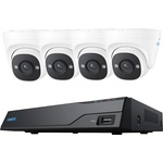 Reolink Комплект 5MP IP камери Reolink NVS8-5MD4 с 4 револверни камери и вграден твърд диск 2TB (NVS8-5MD4)