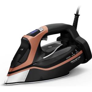 Rowenta Steamforce Pro Steam Iron, 3200 W, 75 g/min continuous steam output, extra strong steam shot, 350 ml water tank, scratch-resistant soleplate, anti-calc system, Black/Copper, DW9520D1 (DW9520D1) Ютии
