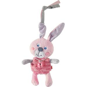 HABA Мека висяща бебешка дрънкалка Haba, Заек (305791)
