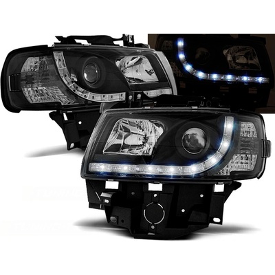 Predné svetlá VW T4 96-03 Devil Eyes Black