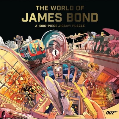 King The World of James Bond Jigsaw Laurence Publishing Board Games 1000 dílků