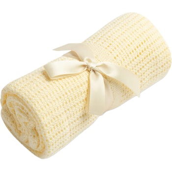 Sensillo Бебешко одеяло Sensillo - Moli, 70 х 110 cm, слонова кост (SILLO-42710)