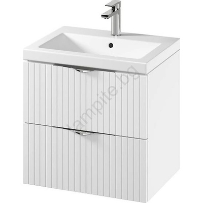 Cersanit S801-545 - Стенен шкаф за баня с мивка TIRSO 60x45 см, бял (CS0202)