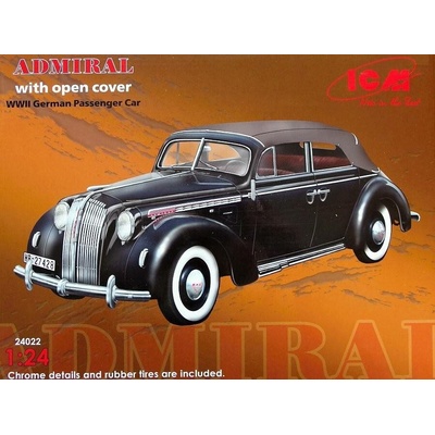 ICM ADMIRAL Cabriolet with open cover 24022 1:24