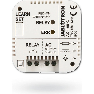 JABLOTRON AC-160-C - (0102-292) - Bezdrátové multifunkční relé do montážní krabice 90471130