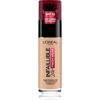 L'Oréal Infaillible 32H Fresh Wear дълготраен течен фон дьо тен цвят 125 Warm 30ml