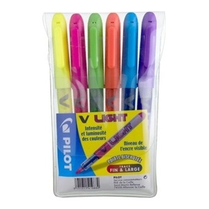 Pilot Пилотен маркер V-Liquid Light ass (6) (SW-VLL-S6)