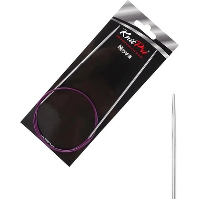 KnitPro Nova kruhové kovové fixní jehlice 2,25mm 80cm