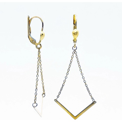 Šperk Holíč zlaté visiace náušnice ZN126