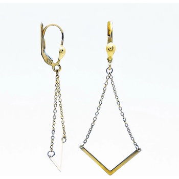 Šperk Holíč zlaté visiace náušnice ZN126