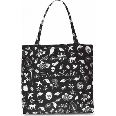 Skládací nákupní taška Frida Kahlo 62217-0120 černá