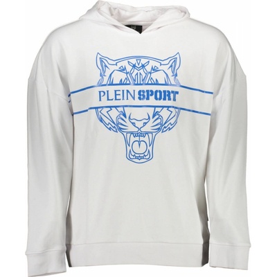 PLEIN SPORT Perfektná pánska mikina Biela