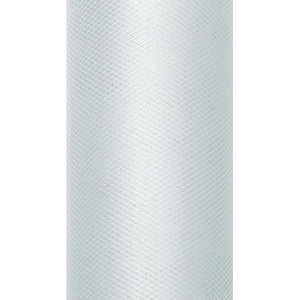 PartyDeco Тюл гладък - сив 0, 3 х 9м